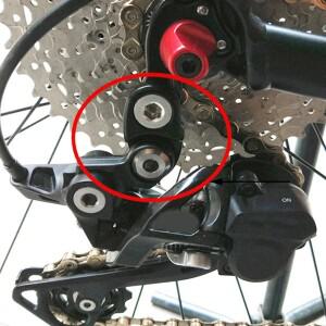 1개 자전거 뒷변속기 행어 연장 익스텐더 알루미늄 로드 바이크 MTB 사이클링 프레임 기어 테일 훅 링크