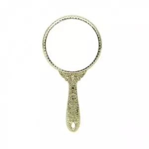 ( )공주경 원형 소 골드 휴대용거울 포켓거울