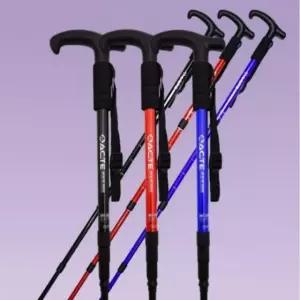 지팡이 등산 튼튼한 스틱 T자 4단 두랄루민 운동
