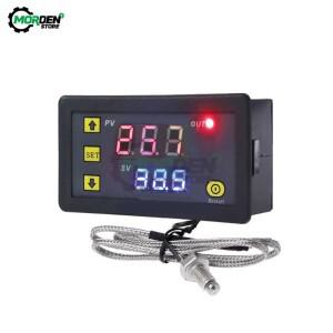 K형 열전대 온도계 온도조절기 -60 ° C500 C 디지털 컨트롤러 가열 냉각 스위치 NTC 센서