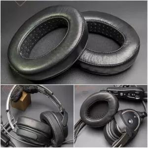 Bose A10 A20 항공 헤드셋용 양가죽 가죽 더 큰 이어 패드 쿠션