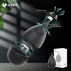 카메라용 렌즈 클리닝 키트VSGO 전문 텀블러 공기 Nikon, 카메라 렌즈 및 센서 청소용 필터가 있는 고무 볼