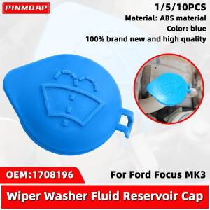 PINMOAP 앞 유리 와셔 유체 저장소 캡 1708196은 포드 포커스 MK3 자동차 물병 커버 액세서리합니다.