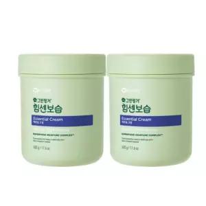 NEW 그린핑거 힘센보습 에센셜 크림 500g 2개