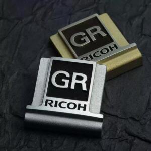 카메라용 퀵 릴리즈 플레이트Ricoh HDF 용 금속 황동/쿠프로 니켈 카메라 핫슈 커버 보호대