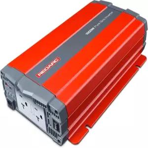 REDARC 1000W 순수 사인파 인버터 12V DC에서 110/120V AC 전력 변환기 휴대용 파워 자동차 배터리 시스템
