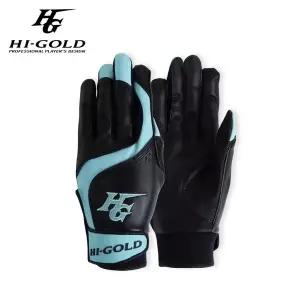 [하이골드] 웨이브 양가죽 배팅장갑 (블랙/그린)