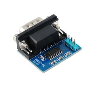 236피스 MAX3232 RS232-TTL 직렬 변환기 모듈 ArduinoSTM32 프로그래밍용 DB9 수형 커넥터