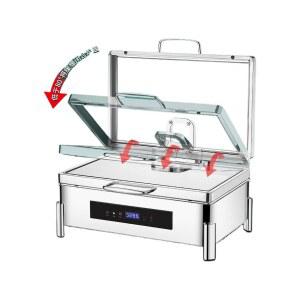 스테인리스 3칸 전기 보온기 호텔 뷔페 음식 보온 장비