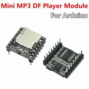 미니 소형 MP3 DF 플레이어 모듈 보드 TF 카드 U  IO직렬 포트AD DFPlayer를 지원하는 Arduino 용 오디오