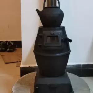 가정용 소형 주물난로 연통난로 불멍 장작 화목