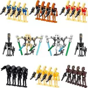 토이즈빌 전투 로봇 빌딩 블록 세트 무기가 장착된 장군 + 드로이드 미니피규어 (28 PCS/세트)