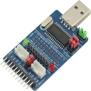 CH341A USB to SPI I2C IIC UART TTL ISP 시리얼 어댑터 모듈 EPPMEM 컨버터 브러시 디버깅 RS485 RS232 지