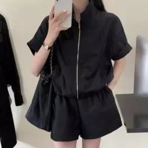 [신세계라이브쇼핑][옷자락] 여성 라이트 반팔 4종 색상 봄 여름 반바지 집업 세트