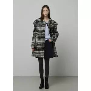 잇미샤 빅카라 체크 울 코트 ITPCWHC760 976965