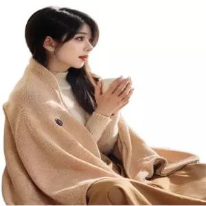 발열 담요 숄 캠핑용 차박 따뜻한 전기이불 전기요 온도조절