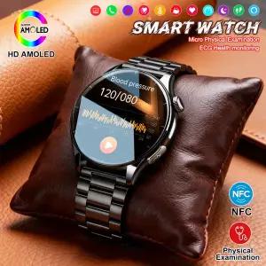 호환  2026년형 스마트워치 ECGPPG 건강 모니터링 혈압 요산 측정 피트니스 트래커 시계 스포츠 통화 스마