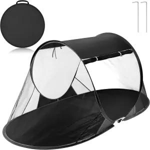 와우앙스 팝업 캠핑용 모기장 텐트 즉석 그물망 스크린 접이식 팝 접지 핀 방수 독립형 곤충 여름 침대