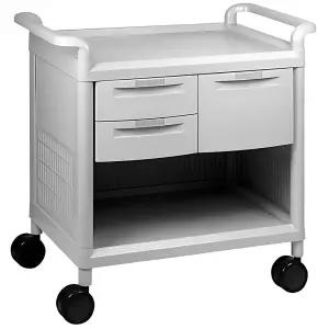 피부과 처치실 3단서랍 오픈서랍 양방향 의료용카트 양호실 병실 이동선반 트롤리 약품운반