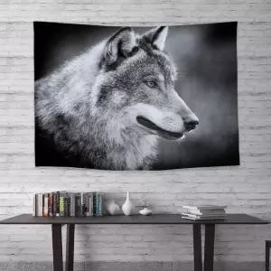 늑대 백그라운드 애니멀 호랑이 표범 말 벽 천 패브릭 꾸미기 코끼리 거실