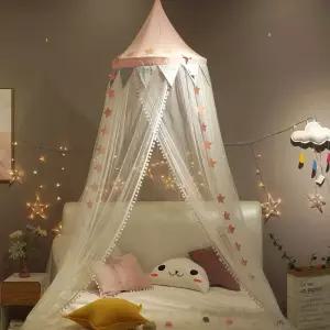 공주풍 돔형 모기장 침대 실내외 사각형 캠핑용