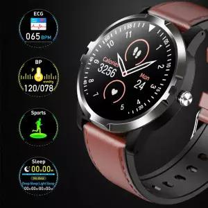 호환   스마트 시계 코골이 모니터링 혈압 스포츠 시계 ECG PPG 스포츠 피트니스 트래커 팔찌 스마트 밴드