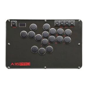 A16 PRO 아케이드 스틱 16Key 올 버튼 게이머핑거, 터보 기능 및 커스텀 RGB, 컨트롤러 스트리트 파이트 PC / PS3 PS4 스위치 스팀 게임 키보드 지원 핫 스왑 SOCD
