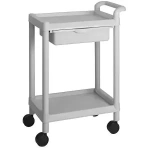 병동간호사 약품서랍 ㄷ자선반 2단 의료용카트 치과 식당 피부과 위생사 요양원