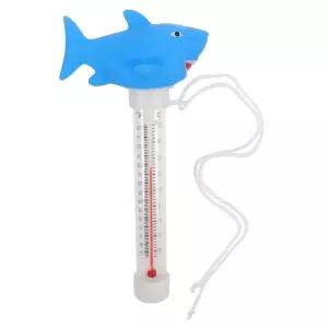 BESTONZON 수족관 온도계 부유수 사랑스러운 바다 동물 디자인 어항 파충류 수조 및 수영장 사용을 위한