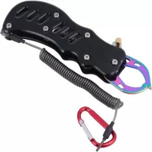 물고기 제어 장치 발톱 도구 립 낚시 애호가 그립퍼 뱅크 클램프 그립 미끼 홀더 오션 그래버 기어 회전