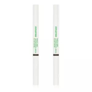 [이니스프리] 이니스프리 심플라벨 래스팅 펜슬 브로우 0.15g 03 라이트브라운 2개