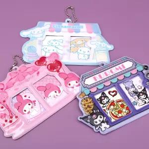 산리오 증명사진 홀더 키링 3개 1세트 174628