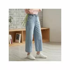 [하프클럽/레코브]26신상 스판8부 데님팬츠