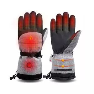 USB 충전식 발열 오토바이 보드 장갑 자전거 방풍 배터리불 방수 열선 옵션A