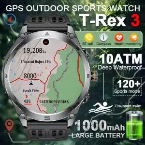 전문가용 GPS 스마트워치 2025 신형 군용 남성용 10ATM 방수 170+ 스포츠 모드 내장 BT 통화 기능 탑재