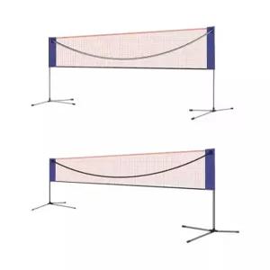 배드민턴 이동식 네트 설치 간편 그물망 간이 그물 녹색 배구 단일 접이식 족구 프레임