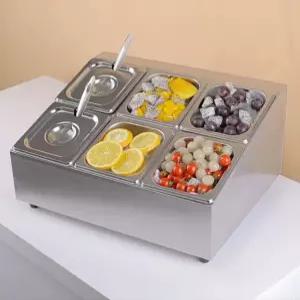 반찬 냉장고 미니 스테인리스 업소용 소형 밑반찬 셀프