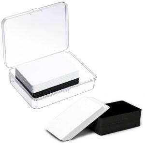 ORIGIN JOY NFC 카드 50개 가능 프로그래밍 85 NTAG215 TAGMO 호환 장치와 54MM AMIIBO 블랙 방수 안드로이드 블랭크 IOS 화이트 재기록 NFT