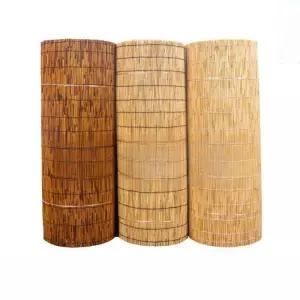 대나무 블라인드 특대형 갈대발 햇빛차단 가림막 창문용 스티치 차양막