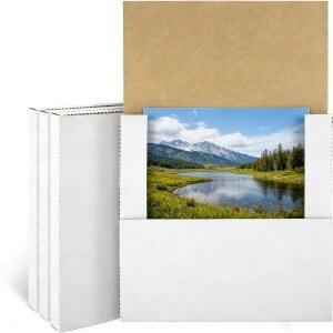 FRAMETORY 25팩 30 5X30 5X2 5CM 12X12X1인치 비닐 레코드 폴드 이동 사진 보관용 화이트 앨범 판지 우편함 상자 배송 이지 LP