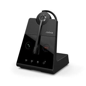 자브라, 65 SE(세컨드 에디션) 무선 헤드셋, 업계 최고 수준의 성능을 갖춘 컨버터블 u2013 전화 고급 노이즈 캔슬링 마이크, 하루 종일 배터리 수명 - 블랙
