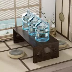 빈티지 책상 선비 원목 좌식 경상 월넛 다용도 티테이블