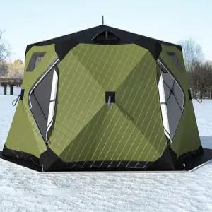 얼음낚시 텐트 대형 큐브 워터프루프 빙어 동계 방한 보온 윈터 캠핑