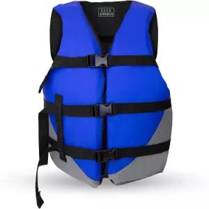 MW 유니버설 구명조끼 USCG 승인 타입 III 보트 타기 낚시 튜브 및 기타 수상 스포츠에 적합합니다.