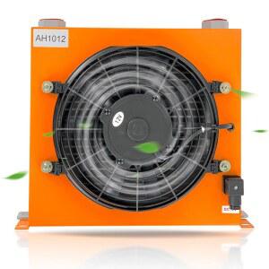 AH1012T-CA 120W 12VDC 100L/min 산업용 유압 오일 쿨러 플로우 팬 라디에이터, 정밀 용접 및 효율적인 교체 # AH1012T