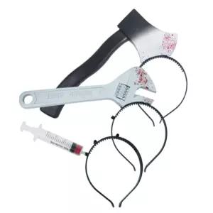 MOENT 호러 분장용 머리띠 할로윈소품