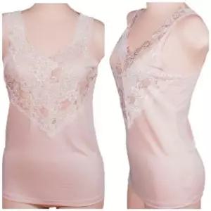 [라일리여성언더웨어] Rly 여성 레이스런닝 여성민소매티 민소매티 여성나시