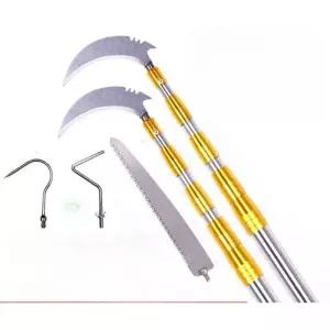 수초제거기 스틸 장대봉 제거대 갈고리 텔레스코픽폴 바다