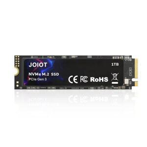 JOIOT 1TB SSD PCle 3.0x4, NVMe M.2 2280, 내장 솔리드 스테이트 드라이브, 최대 3500MB/s, PC, 노트북, 게임용 스토리지, V-낸드 테크놀로지, 속도, 블랙