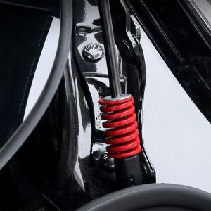 2PCS 자동차 다이 스프링 후면 트렁크 테일 게이트 트렁크 스트럿 지원 리프트 바 OD12182030mm 용 나선형